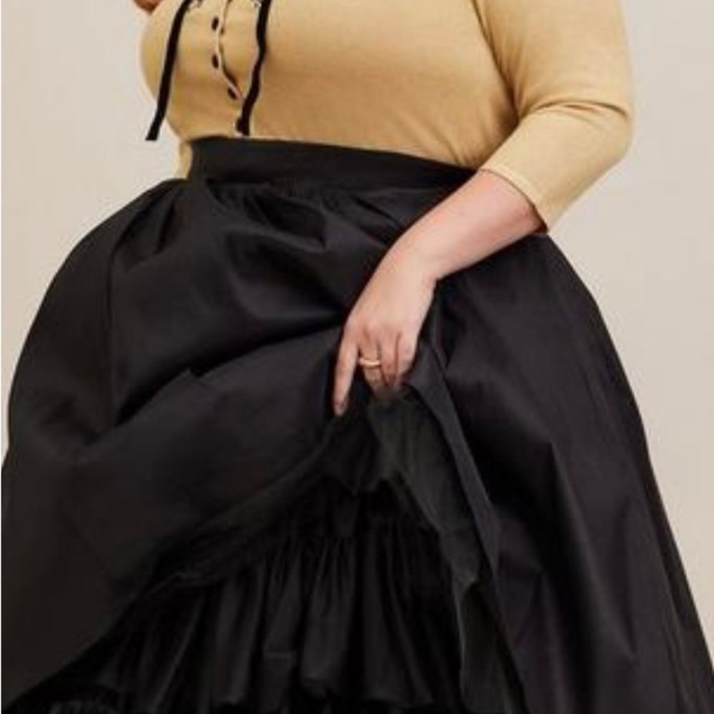NWT Torrid Layering Midi Petticoat - Tulle Black